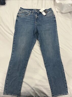 Express Skinny Jeans in Light/Medium Blue Wash